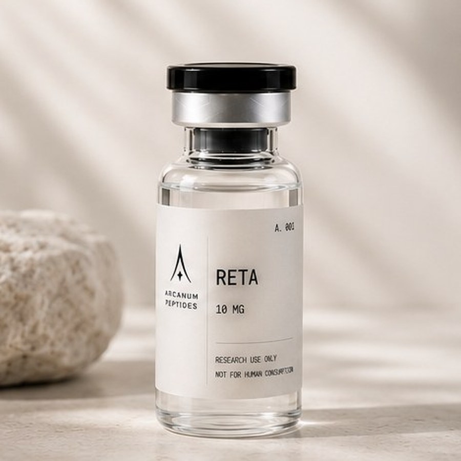 RETATRUTIDE research vial, Arcanum Peptides